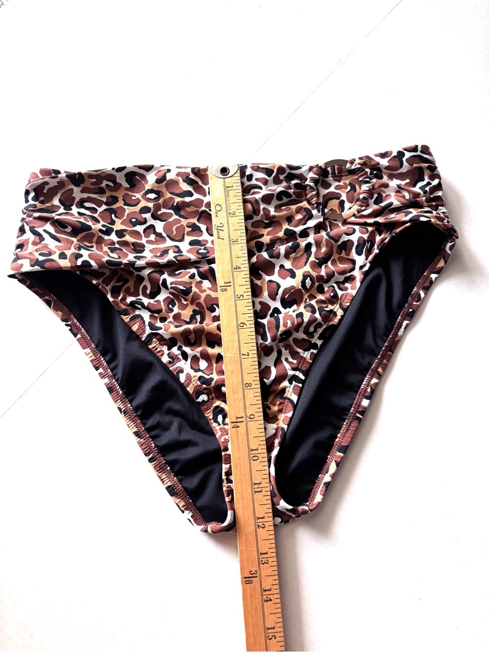 Lilly Pulitzer Valyn Animal Print High Rise Bikini Bottom Only Women’s 10 NWOT - Picture 8 of 12